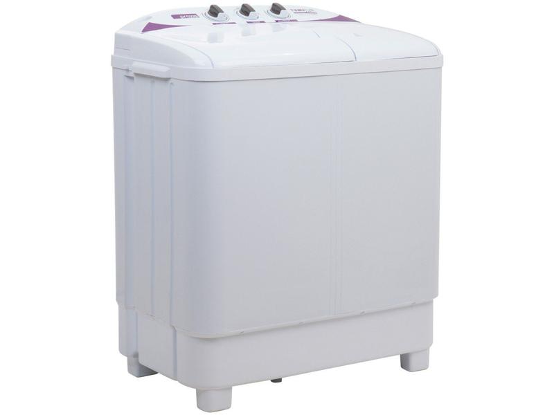 Lavadora de Roupas Praxis 10Kg Semiautomática 2 em 1 Lava e